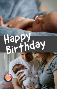 happy birthday’een bewuste geboorte